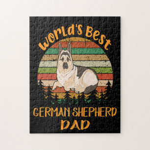 16 's Werelds beste Duitse herder papa Legpuzzel