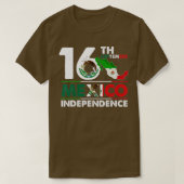 16 september Mexico Onafhankelijkheidsdag 2022 Mex T-shirt (Design voorkant)