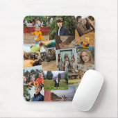 16 Slecht Overlappende Fotos Collage Sjabloon Muismat (Met muis)