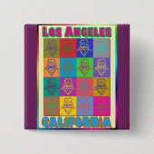 16 Surfers Los Angeles Button (Voorkant)