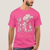 16 Sweet Sixn Western Rodeo 16e Verjaardag Meisje  T-shirt (Voorkant)