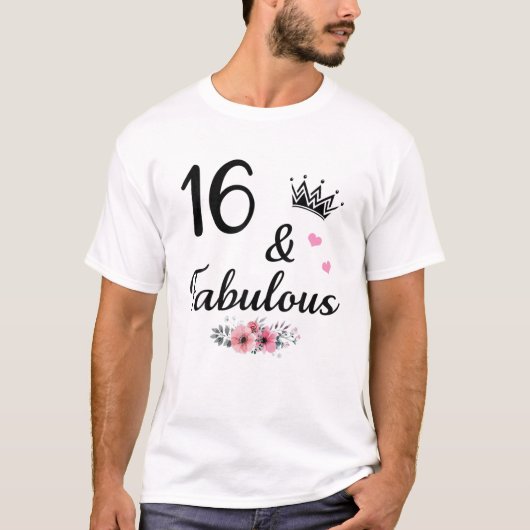 16 T-SHIRT (Voorkant)