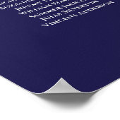 16 Tabel Zilver op marinesurft Poster (Hoek)