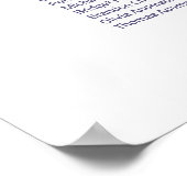 16 Tafel Kleurrijke Bloemen Trouwstoel Grafiek Poster (Hoek)