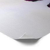 16 Tafel Plum Paars Roos Wedding Seating Chart Poster (Hoek)