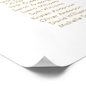 16 Tafels Onze Favoriete Mensen Zittingkaart Poster (Hoek)