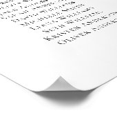 16 Tafels Onze Favoriete Mensen Zittingkaart Poster (Hoek)