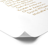 16 Tafels Welkom Teken Zitting Grafiek Poster (Hoek)