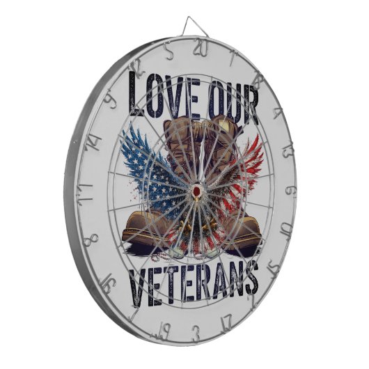 #16 Veteranen Dartbord (Voorkant Links)