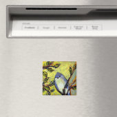 16 Vogels, nr. 12 - Vierkante magneet (Insitu (Vaatwasser))