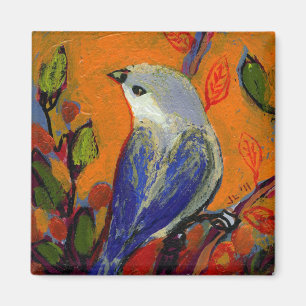 16 Vogels, nr. 13 - Square Magnet