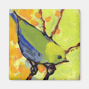 16 vogels, nr. 2 - Square Magnet