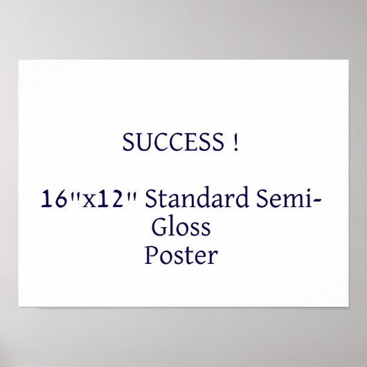 16"x12" Standaard Halfglans Poster (Voorkant)
