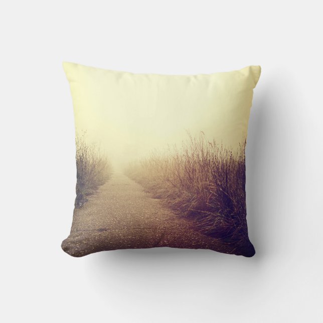 16 "x16" Sierkussen Sunrise Pathway Walkway Path (Voorkant)