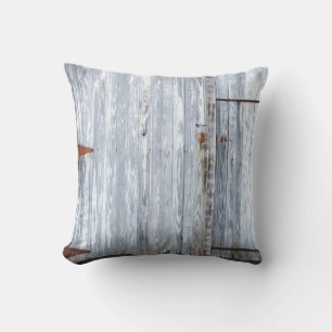 16 "x16" Sierkussen White Wash Wood Barn Door Cou