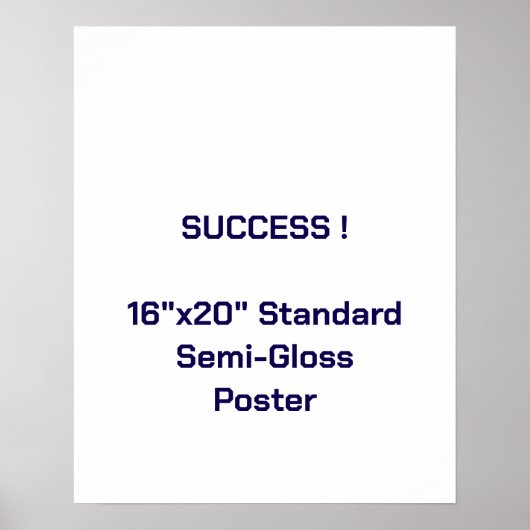 16"x20" Standaard Halfglans Poster (Voorkant)