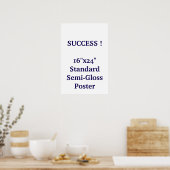16"x24" Standaard Halfglans Poster (Keuken)