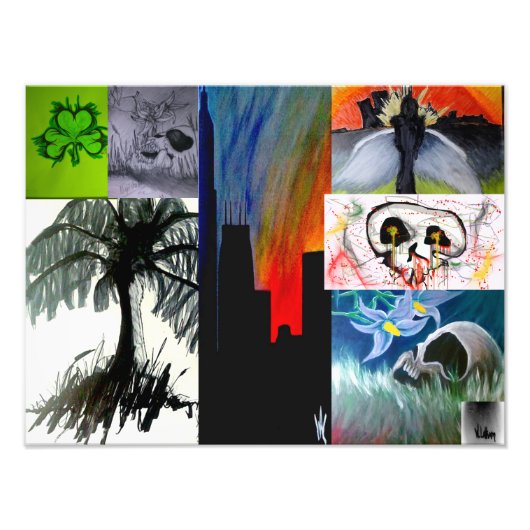 16 x 12 inch, Kunstmatig Collectie fotopapier (Sat Foto Afdruk (Voorkant)