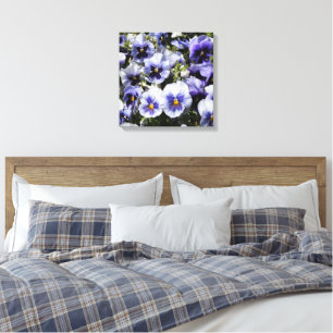 16 x 16 Paarse onderzetters Canvas Afdruk