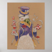 16 x 20 inch, Mad Hatter Ferret Poster (Matte) (Voorkant)