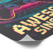 16 Year Old Boy Level 16 Gamer 2010 16th Birthday Poster (Hoek)