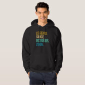 16 Years Old Legend Since October 2006 16th Birth Hoodie (Voorkant volledig)