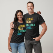 16 Years Old Legend Since October 2006 16th Birth T-shirt (Unisex)