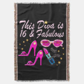 16 YR OLD PRIMA DONNA DEKEN (Voorkant Verticaal)