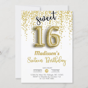 16 zestien gouden ballonmeisjes uitgenodigd voor h kaart