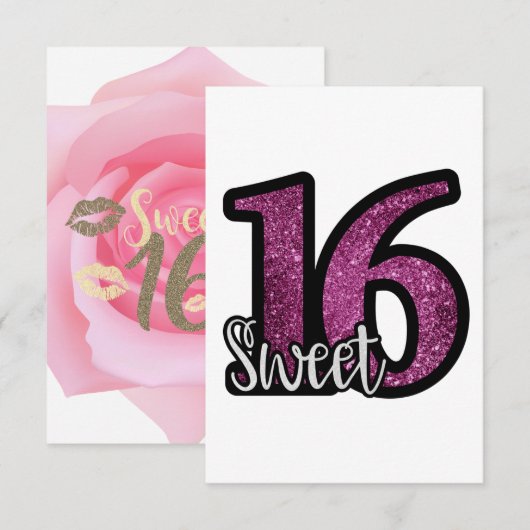 16 zestienfeesten (Voorkant / Achterkant)