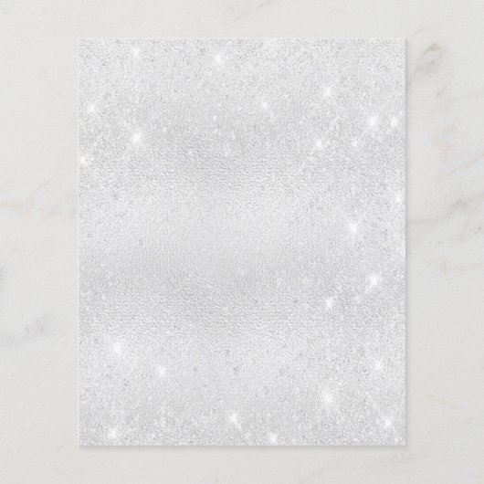 16 zilverblauwe kiezelballonnen uitnodiging (Achterkant)