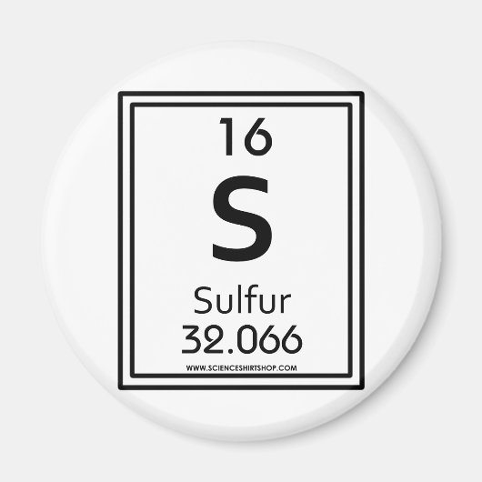 16 Zwavel Magneet (Voorkant)