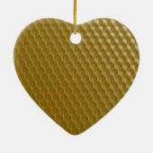 16de Jubileum van de bruiloft, Wax Keepomwille Hea Keramisch Ornament (Achterkant)