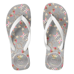 16de Jubileum van de Weddenschap Peridot, Wax, & S Teenslippers