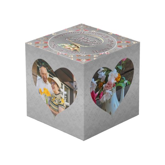 16de Jubileum van het huwelijk Harde Lijsten Silve (Achter hoekig)