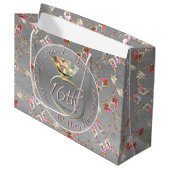 16de Jubileum van het huwelijk Peridot, kaarsen, S Groot Cadeauzakje (Voorkant Gekanteld)