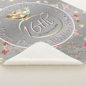 16de Jubileum van het Weddenschap Wax, Peridot & S Sherpa Deken (3/4)