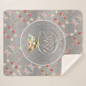 16de Jubileum van het Weddenschap Wax, Peridot & S Sherpa Deken (Voorkant (horizontaal))