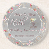 16de Wasje van het Jubileum van de Weddenschap, St Zandsteen Onderzetter (Voorkant)