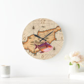 16e/17e eeuw Nautical Map Klok (Huis)