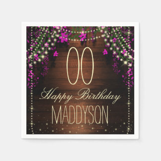 16e 18e 21e 30e 40e 50e 60e 70e verjaardag servetten