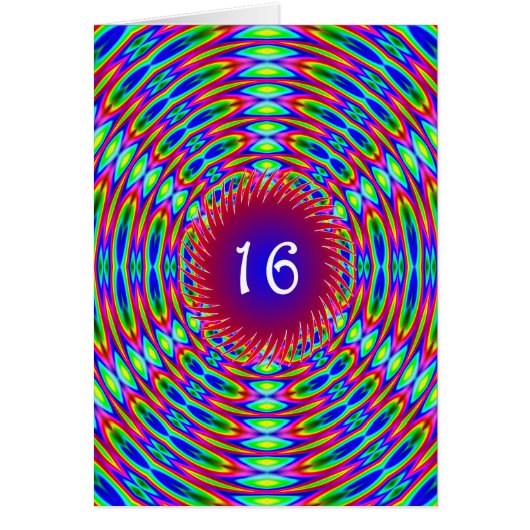 16e Abstracte Trippy-cirkels van de geboorte (Voorkant)