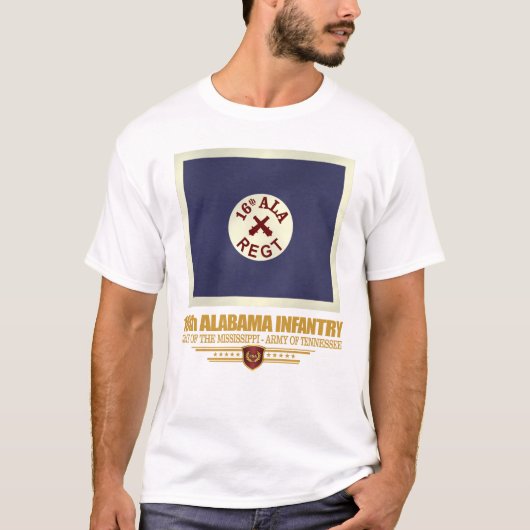 16e Alabama-infanterie (f10) T-shirt (Voorkant)