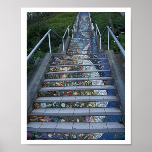 16e Avenue Tiled Stappen #2-2 Poster (Voorkant)