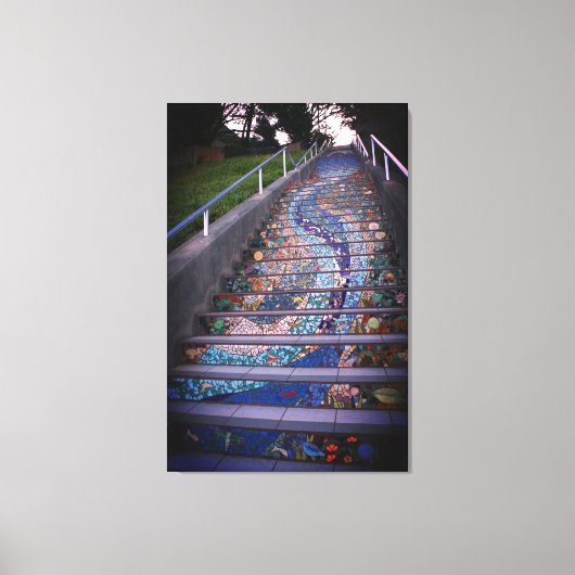 16e Avenue Tiled Stappen #3 Canvas Afdruk (Voorkant)