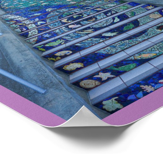 16e Avenue Tiled Stappen #5-2 Poster (Hoek)