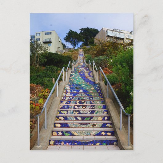 16e Avenue Tiled Stappen #6-1 Briefkaart (Voorkant)