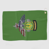 16e brigade van de militaire politie (AIRBORNE) Golfhanddoek (Horizontaal)