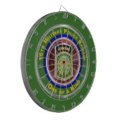 16e brigade van de militaire politie dartbord (Voorkant Links)
