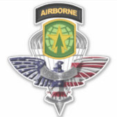 16e brigade van de militaire politie in de lucht sticker (Voorkant)